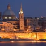 Valletta At Night, Malta