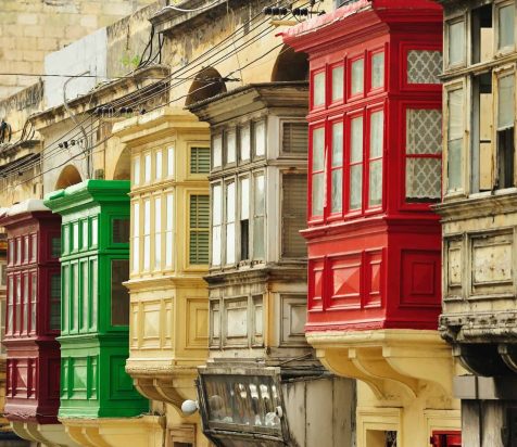 Balconies in Malta